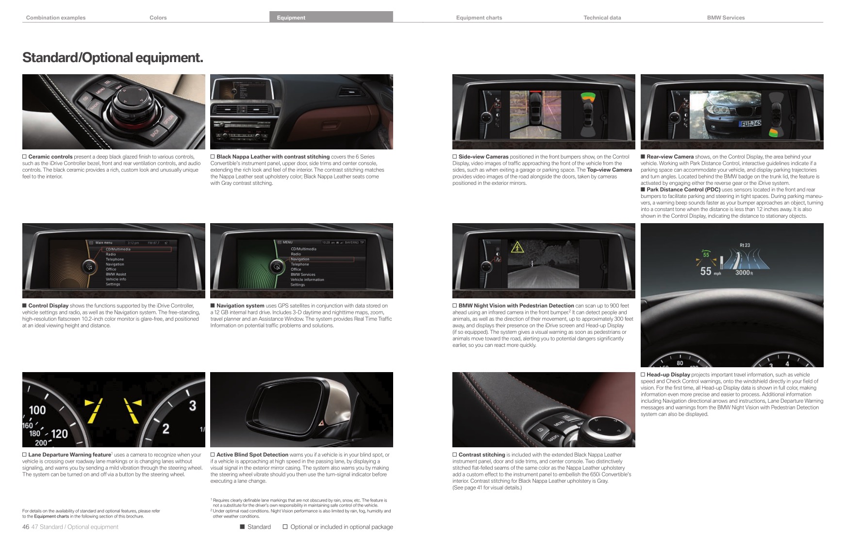 2012 BMW 6-Series Convertible Brochure Page 3